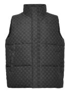 Pondo Cotton Monogram Bodywarmer Liivi Black Daily Paper