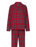 Pj Flannel Twill Check Pyjama Red Hunkemöller