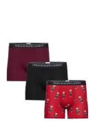 Bci Cotton/Elastane-3Pk-Bxb Bokserit Red Polo Ralph Lauren Underwear