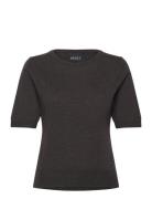 Emmy Merino Top Tops Knitwear Jumpers Brown Ella&il