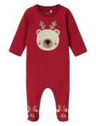 Nbnricho Ls Suit Pyjama Sie Jumpsuit Haalari Red Name It