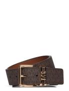 38Mm Logo Reversible Belt Vyö Brown Michael Kors Accessories