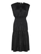 Slelvie Layna Dress Polvipituinen Mekko Black Soaked In Luxury