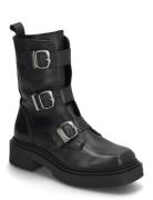 Clipper Boots Shoes Boots Ankle Boots Ankle Boots Flat Heel Black Stev...