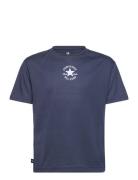 Kt-S/S Knit Top Tops T-shirts Short-sleeved Navy Converse