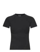 Sculpting Hero Top Sport T-shirts & Tops Short-sleeved Black Aim´n