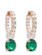 Goldplated Earrings Korvakoru Korut Green Marmara Sterling