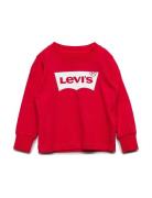 Ls-L/S Tee Tops T-shirts Long-sleeved T-shirts Red Levi's