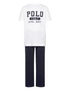 S5-Sleepwear Short Set Pyjamasetti Pyjama Navy Polo Ralph Lauren