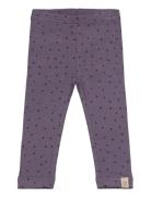 Legging Modal Dot Bottoms Leggings Purple Petit Piao