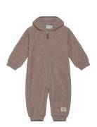 Matadel Teddyfleece Jumpsuit. Grs Jumpsuit Haalari Brown MINI A TURE