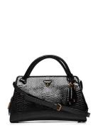 Annita Girlfriend Satchel Bags Top Handle Bags Black GUESS