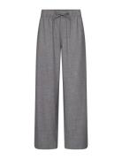 Lr-Jaima Bottoms Trousers Wide Leg Grey Levete Room