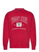 Tjm Rlx Archive Crew Ext Tops Sweat-shirts & Hoodies Sweat-shirts Red ...