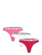 Dana Thong 3Pk Stringit Alusvaatteet Pink Juicy Couture