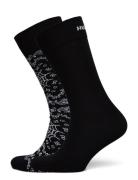 2P Rs Bandana Cc Underwear Socks Regular Socks Black HUGO