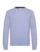 Cfkarl Crew Neck Bounty Knit Tops Knitwear Round Necks Blue Casual Fri...