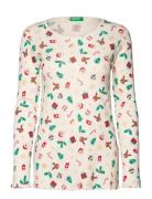 Pyjama(Sweater+Trous Pyjama Cream United Colors Of Benetton