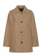 Over Wool Coat Villakangastakki Beige Mango