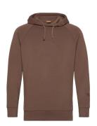 Abel Hood Sweat Tops Sweat-shirts & Hoodies Hoodies Brown Mos Mosh Gal...