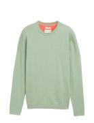 Basic Crewneck Knit Tops Knitwear Round Necks Green Tom Tailor