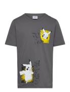 T Shirt Pokemon Tops T-shirts Short-sleeved Grey Lindex