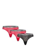 Triplet Thong L.gift Stringit Alusvaatteet Black HUGO