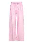 Trouser Poplin Pyjama Pink Lindex