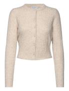 Cardigan Clarissa Tops Knitwear Cardigans Beige Lindex