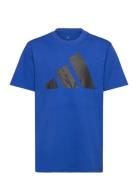 J Bl Tee 160 Tops T-shirts Short-sleeved Blue Adidas Sportswear