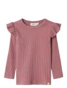 Nmfraja Sao Ls Slim Top Lil Tops T-shirts Long-sleeved T-shirts Pink L...