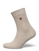 Rose Wola Sock Lingerie Socks Regular Socks Beige Becksöndergaard