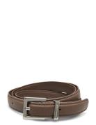 Leather Belt Vyö Brown Lexington Clothing