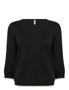 Sc-Dollie Tops Knitwear Jumpers Black Soyaconcept