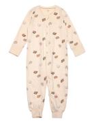 Pyjamas Fluffy Dogs Pyjama Sie Jumpsuit Haalari Beige Lindex