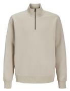 Jjebradley Sweat Half Zip Noos Jnr Tops Sweat-shirts & Hoodies Sweat-s...