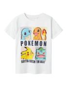 Nkmdazz Pokemon Nreg Ss Top Box Noos Sky Tops T-shirts Short-sleeved W...