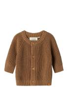 Nbnemlen Ls Knit Card Lil Noos Tops Knitwear Cardigans Brown Lil'Ateli...