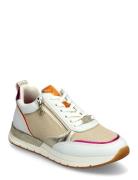 Women Lace-Up Matalavartiset Sneakerit Tennarit Beige Tamaris