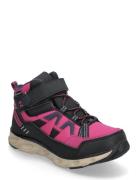 Boots Low Cut W. 1 Velcro-Wp Talvikengät Tarroilla Pink Color Kids