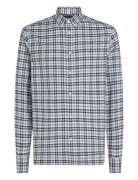 Oxford Lumber Plaid Sf Shirt Tops Shirts Casual Blue Tommy Hilfiger