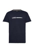 T-Shirt Special Tops T-shirts Short-sleeved Navy BOSS