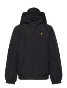 Zip Through Hooded Jacket Ohut Takki Kuoritakki Black Lyle & Scott