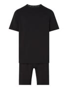 S/S Short Set Pyjama Black Calvin Klein