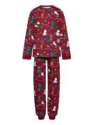 Fest Pyjamas Pyjamasetti Pyjama Red Martinex