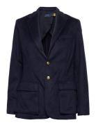 Wool-Blend Blazer Blazers Single Breasted Blazers Navy Polo Ralph Laur...