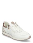 Women Lace-Up Matalavartiset Sneakerit Tennarit Cream Tamaris