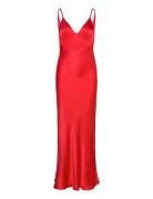 Capri Slip Dress Maksimekko Juhlamekko Red Bardot