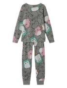 Nkfobia Squish Ls Nightset Bfu Pyjamasetti Pyjama Grey Name It