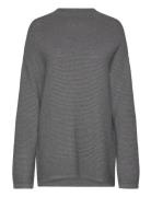 Tiaiw Boxy Pullover Tops Knitwear Jumpers Grey InWear